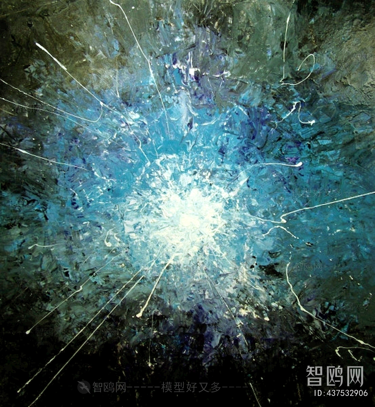 现代抽象装饰画