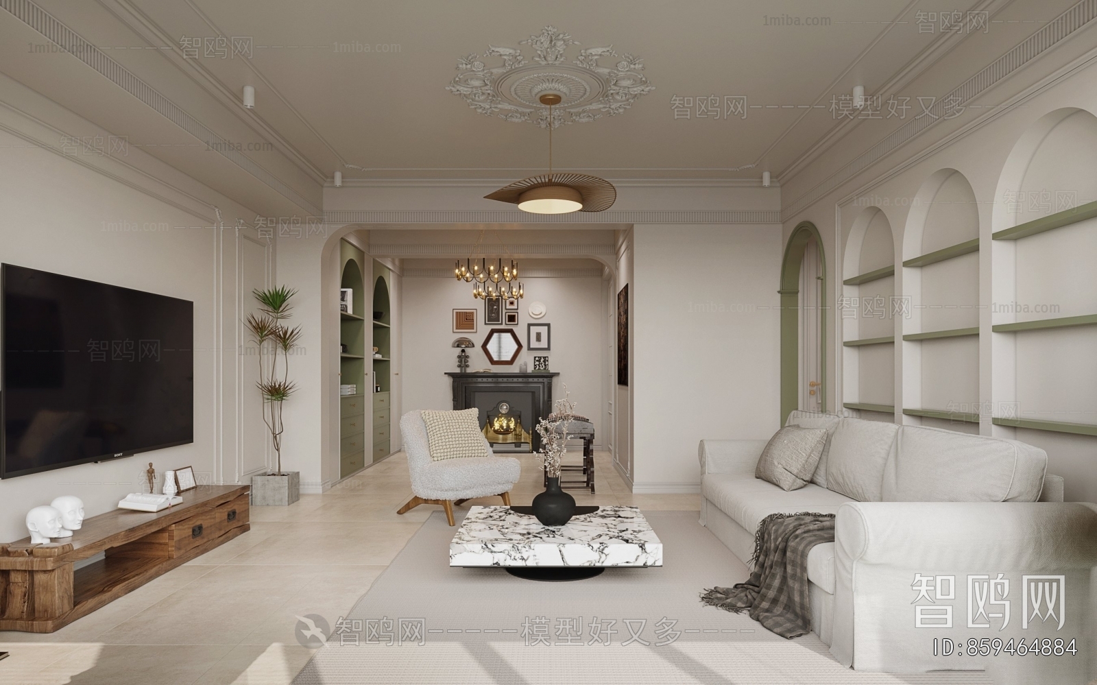 French Style A Living Room