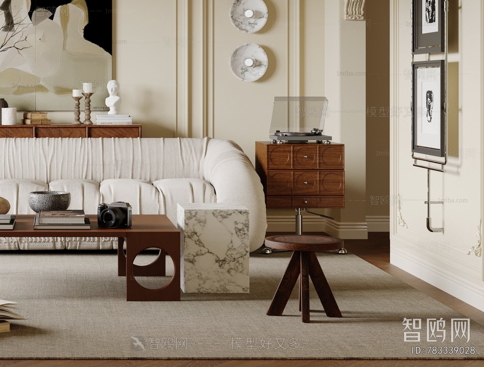 French Style A Living Room