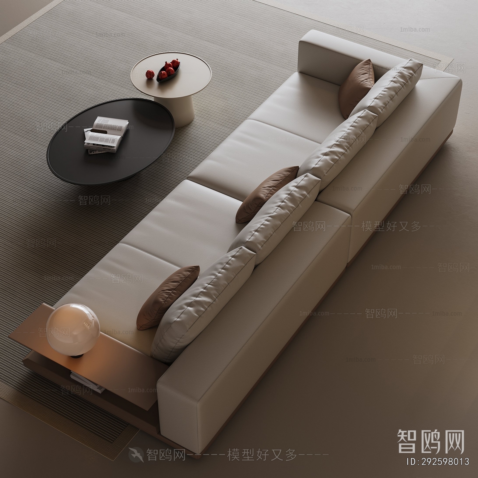 Modern Multi Person Sofa