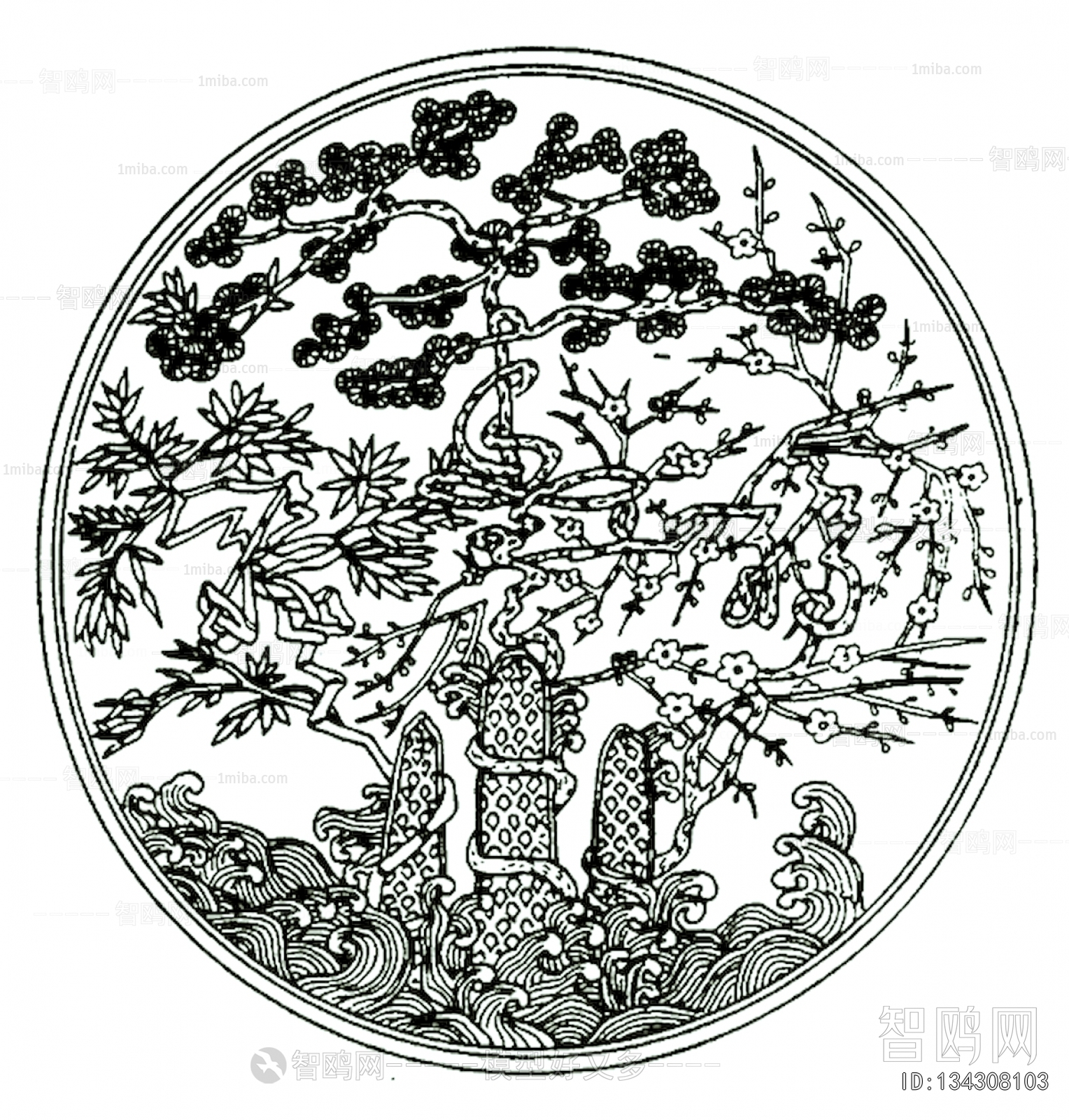 Bump Black And White