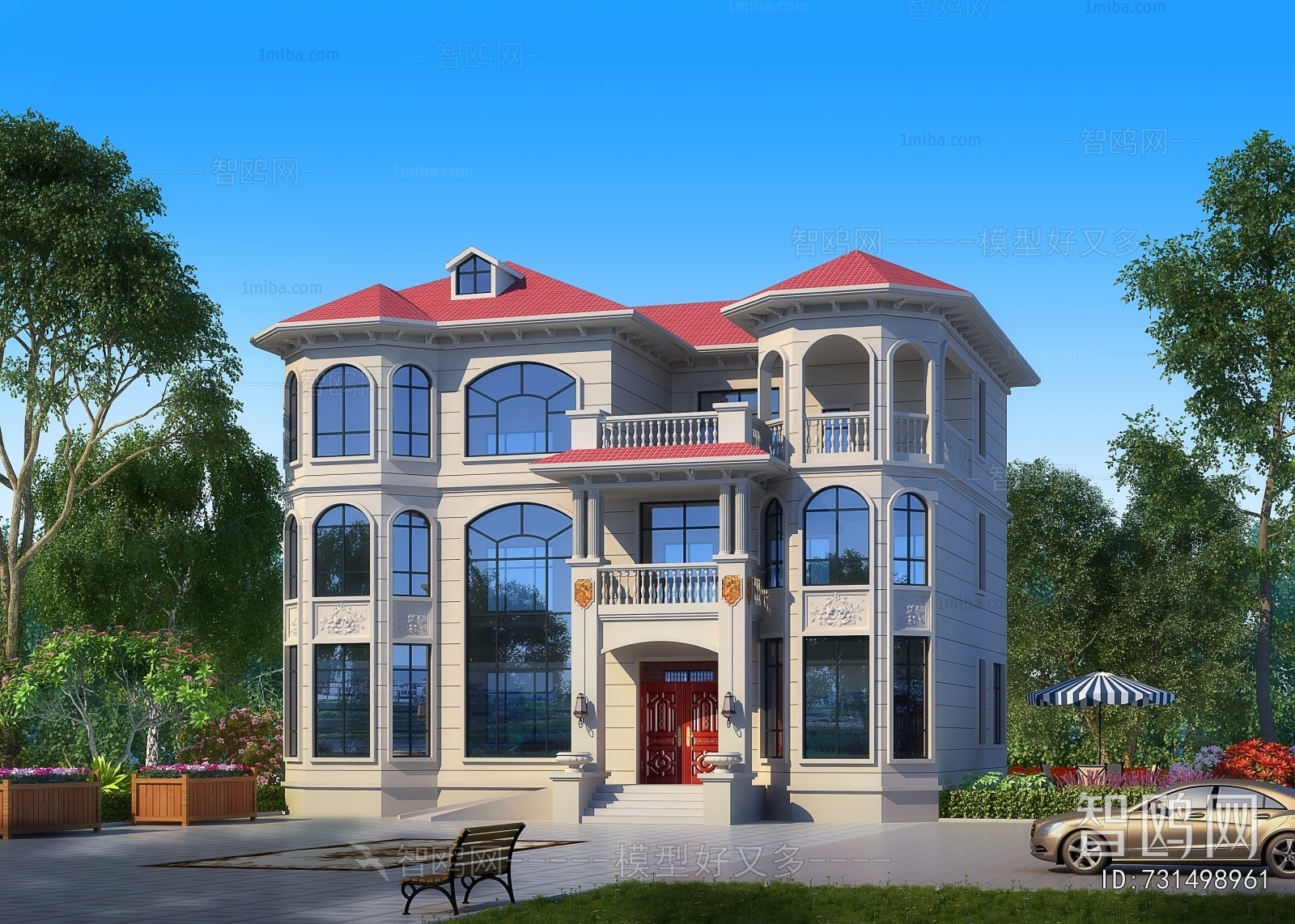 Simple European Style Detached Villa