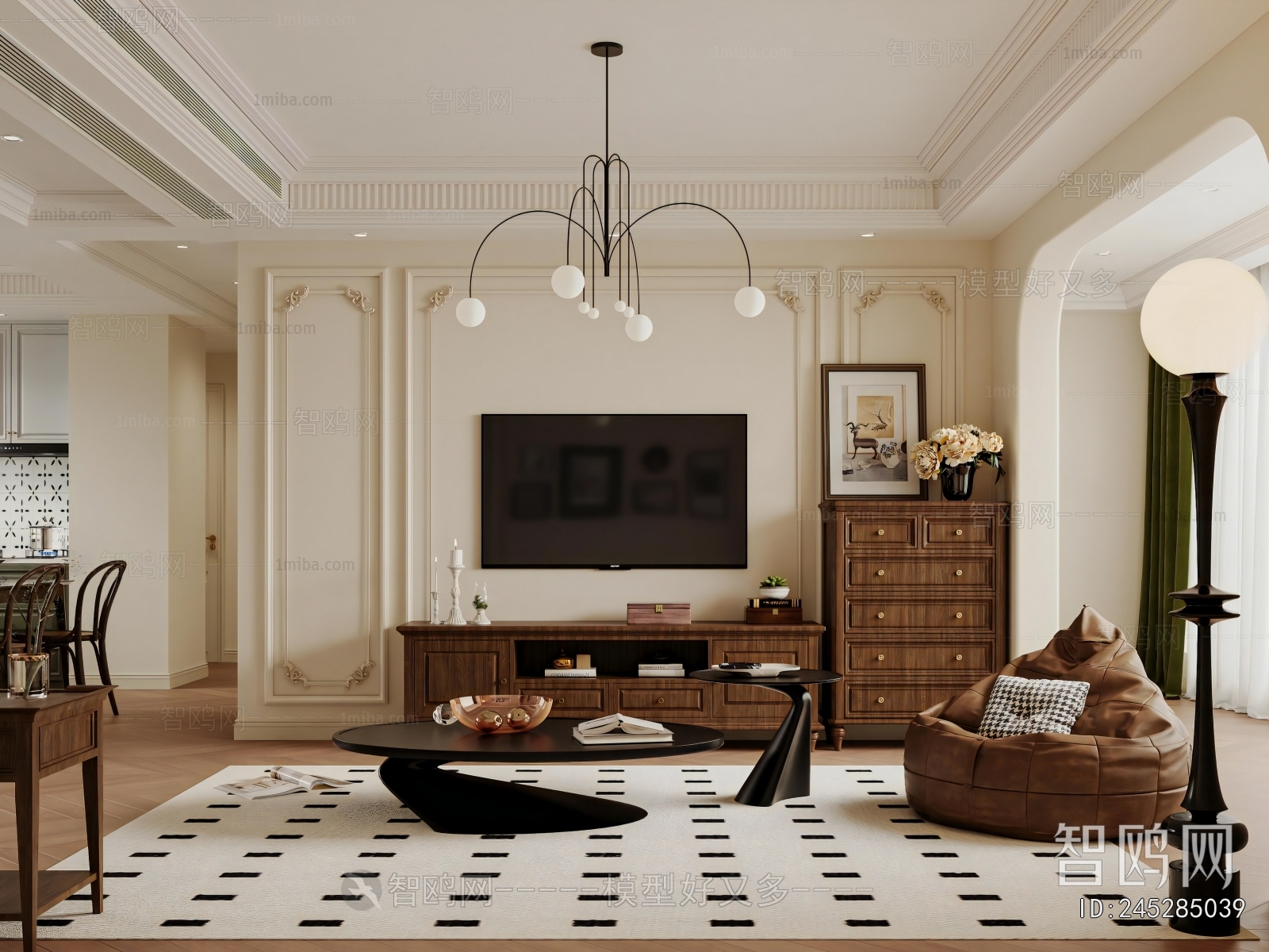 French Style A Living Room