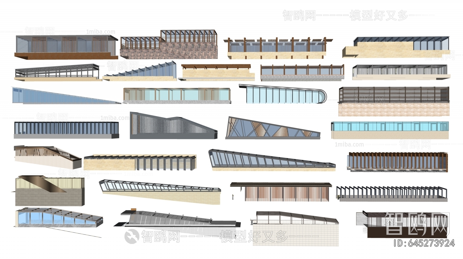 Modern Underground Parking Lot