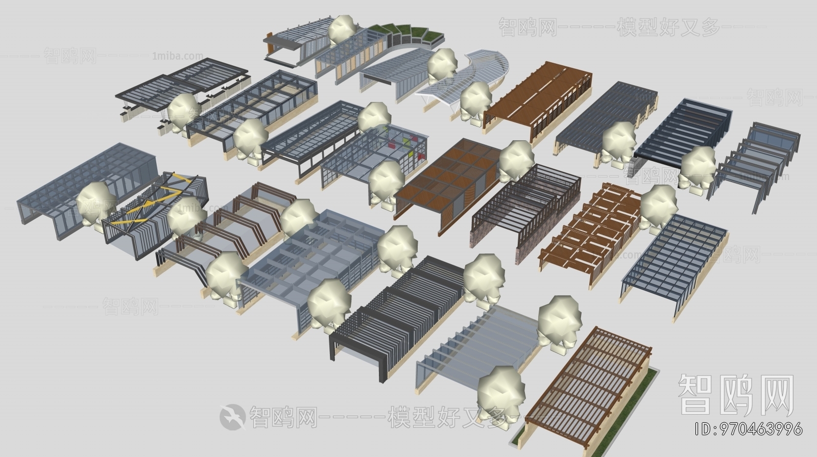 Modern Underground Parking Lot
