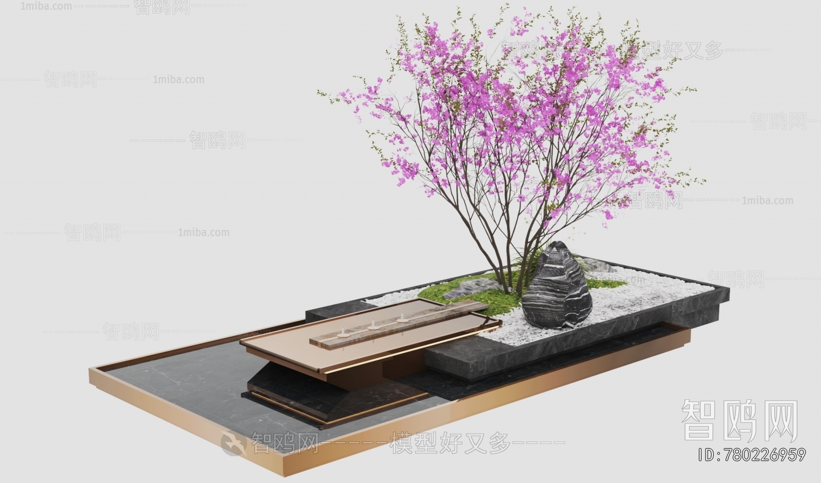 Modern Rockery Waterscape