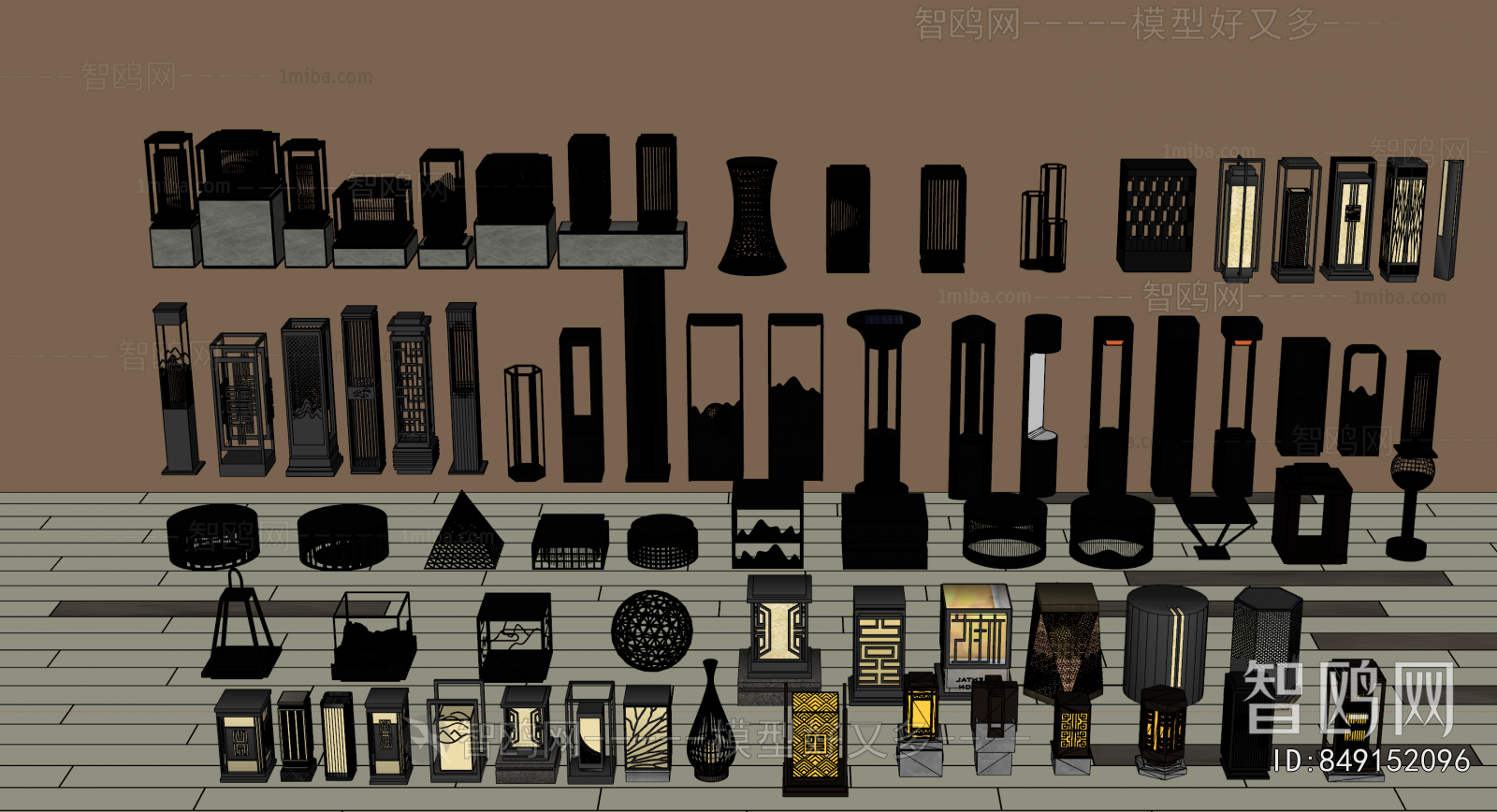 New Chinese Style Outdoor Light