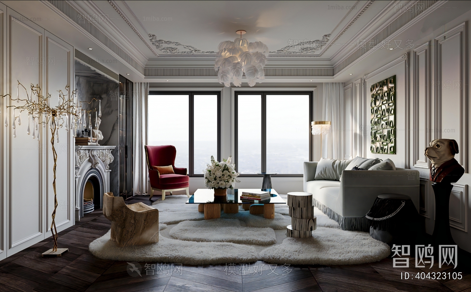 French Style A Living Room