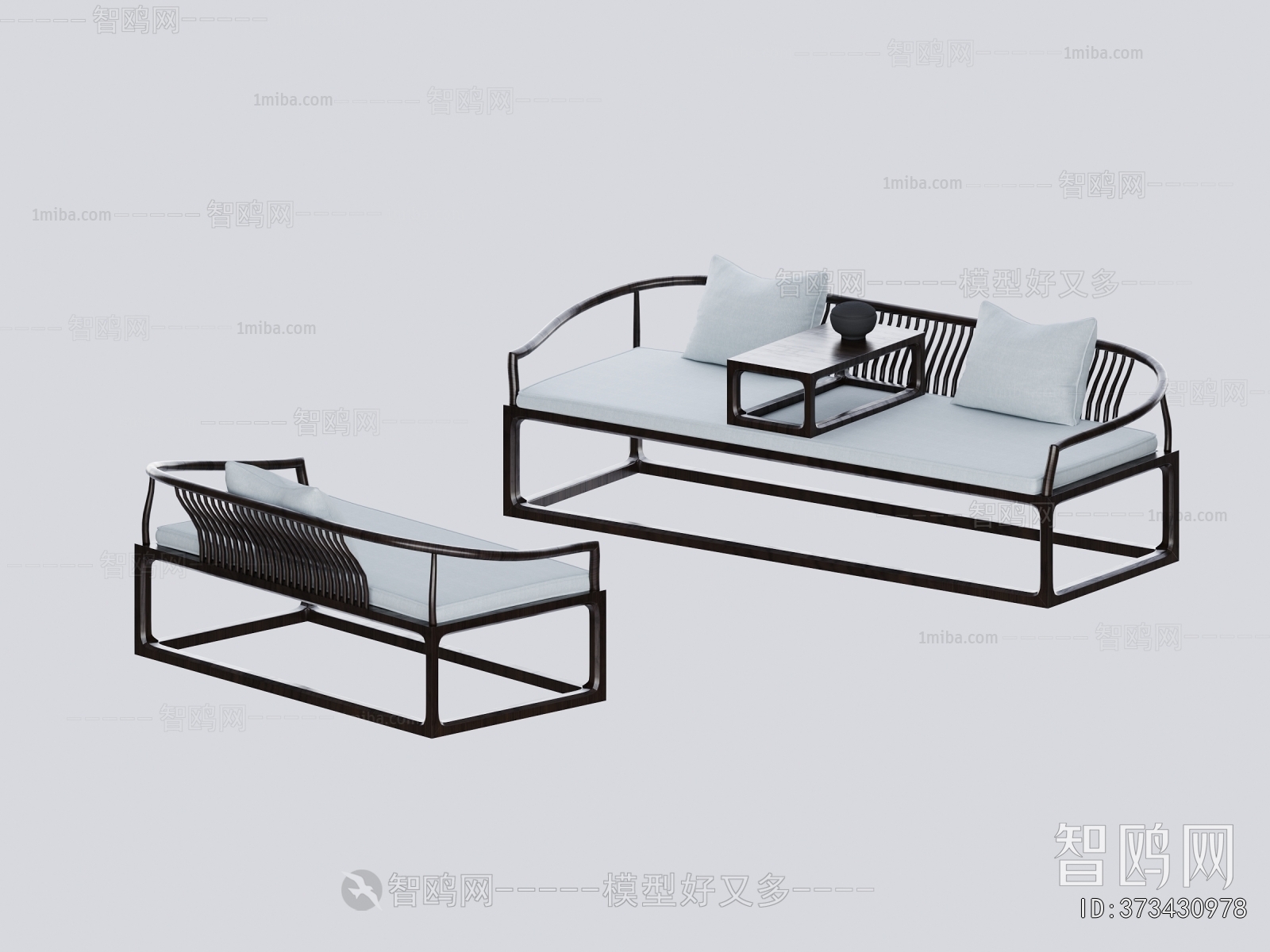 New Chinese Style A Sofa For Two