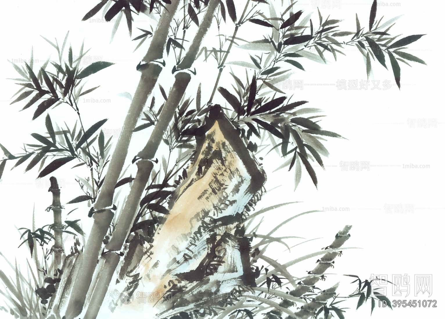 新中式植物装饰画