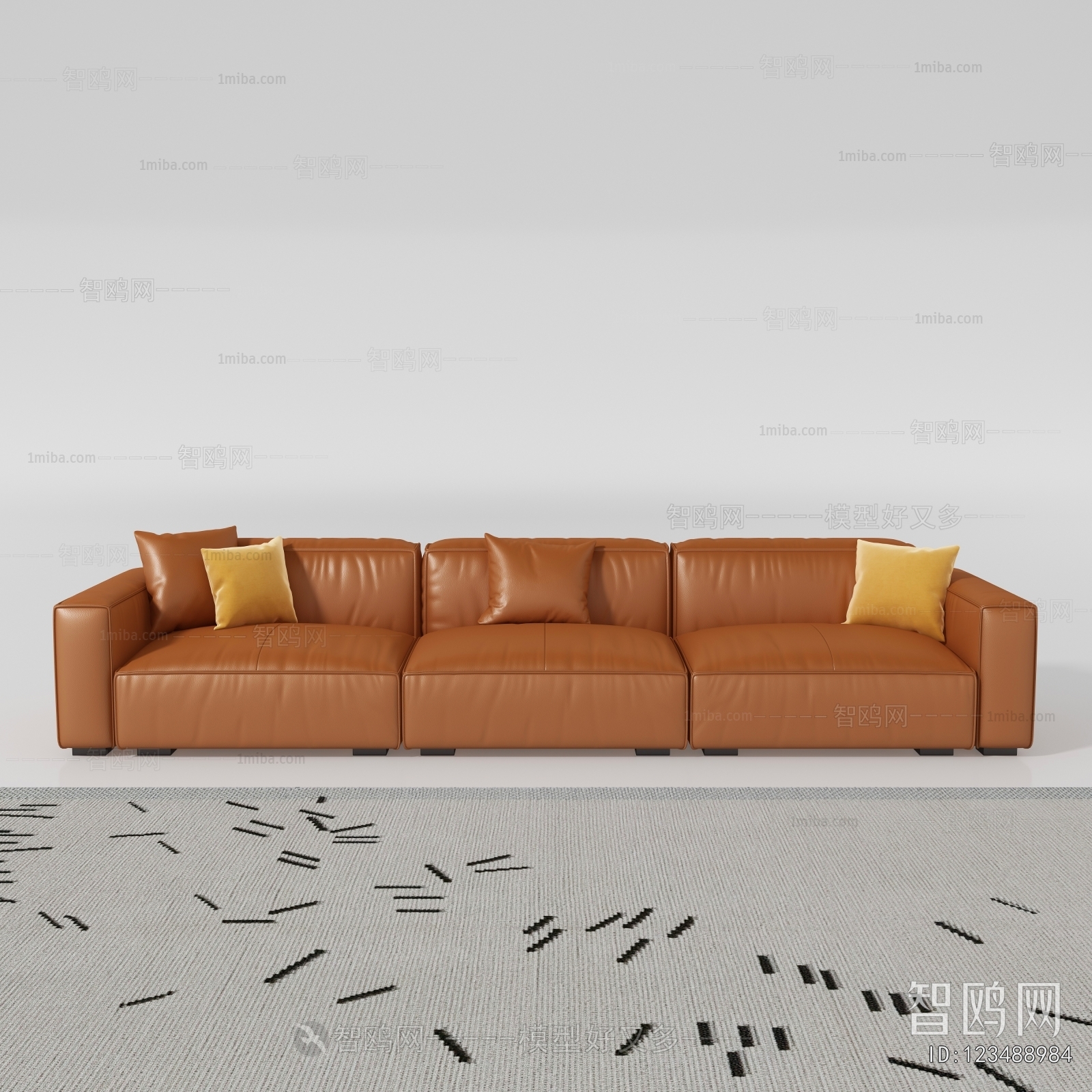 Modern Three-seat Sofa