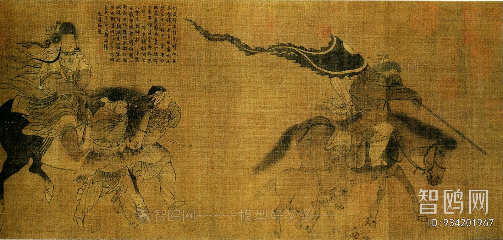 新中式风景装饰画