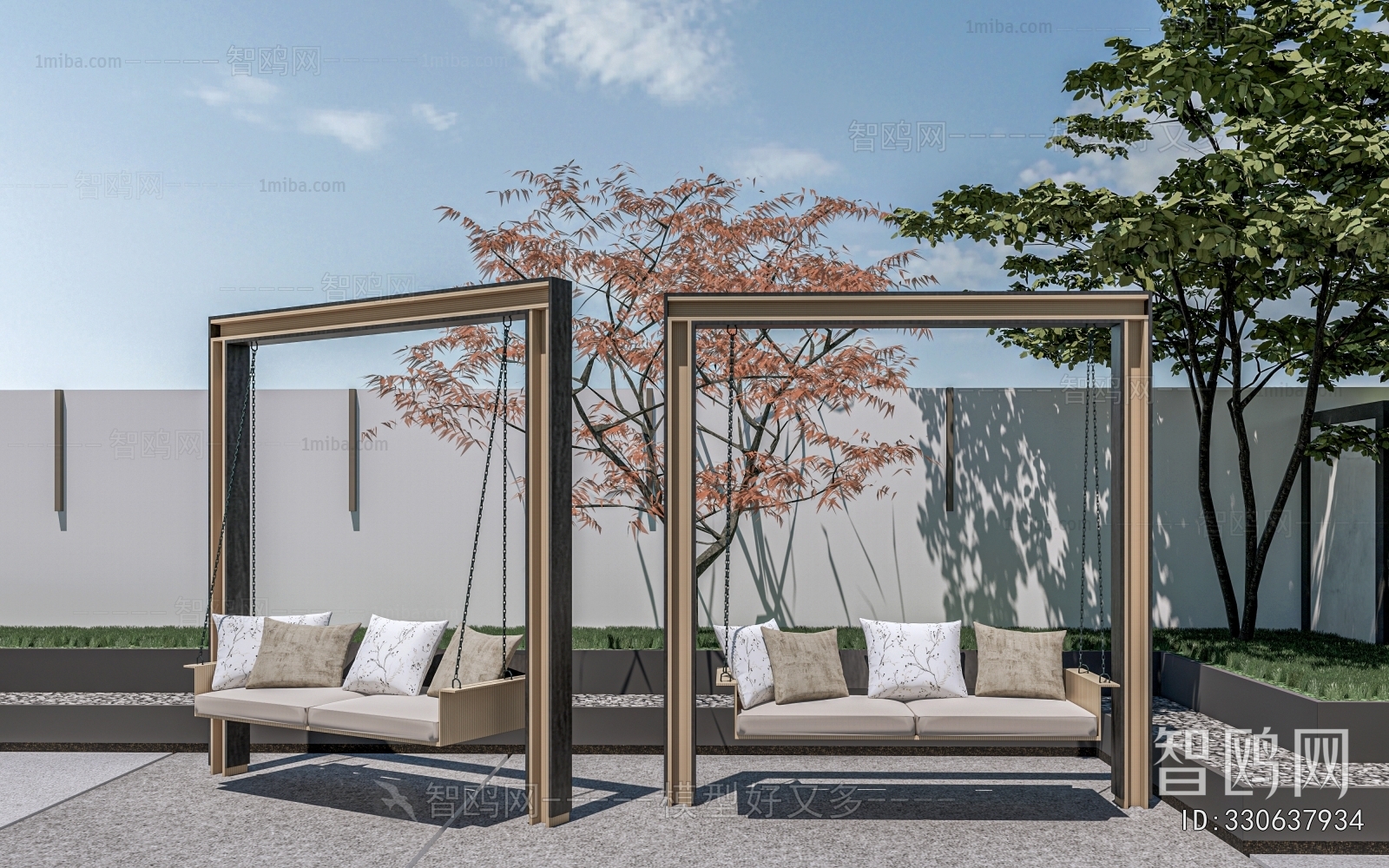 New Chinese Style Hanging Chair