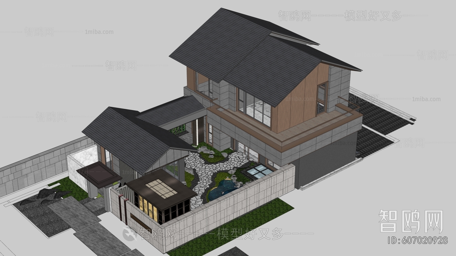 New Chinese Style Detached Villa