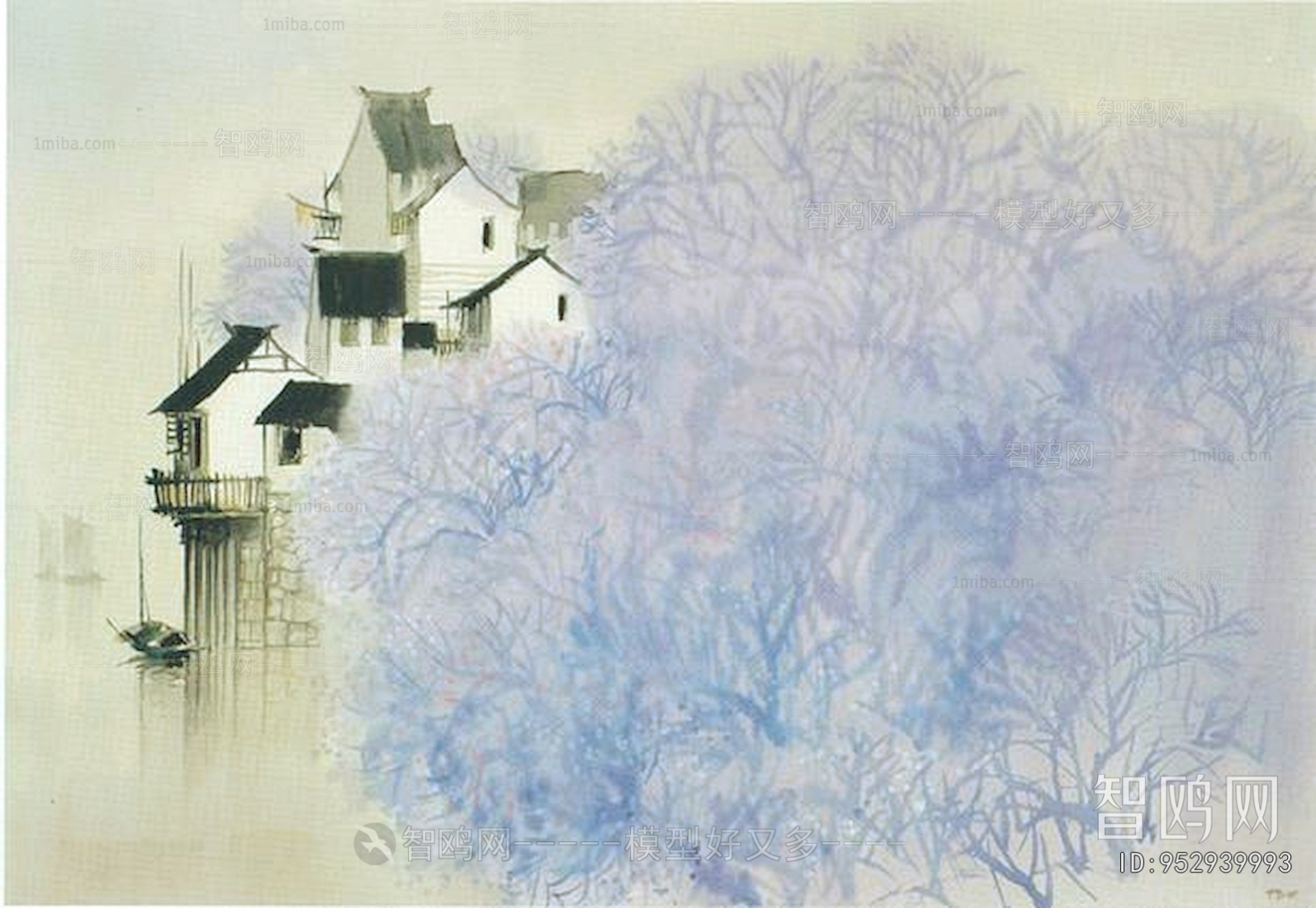 新中式水墨装饰画