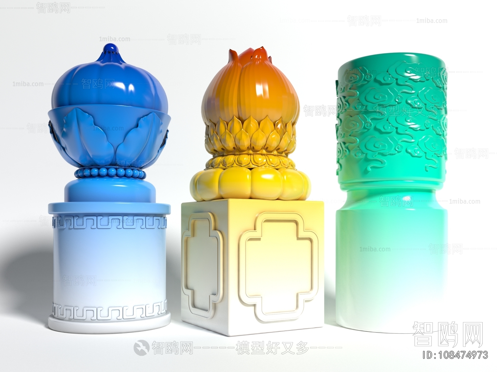 New Chinese Style Column