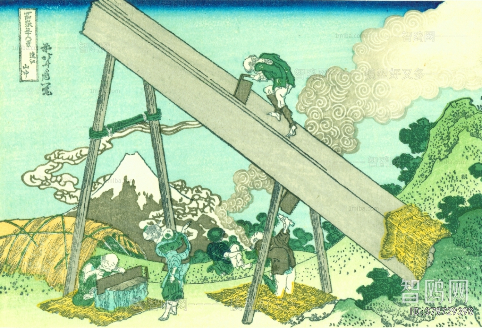 新中式风景装饰画