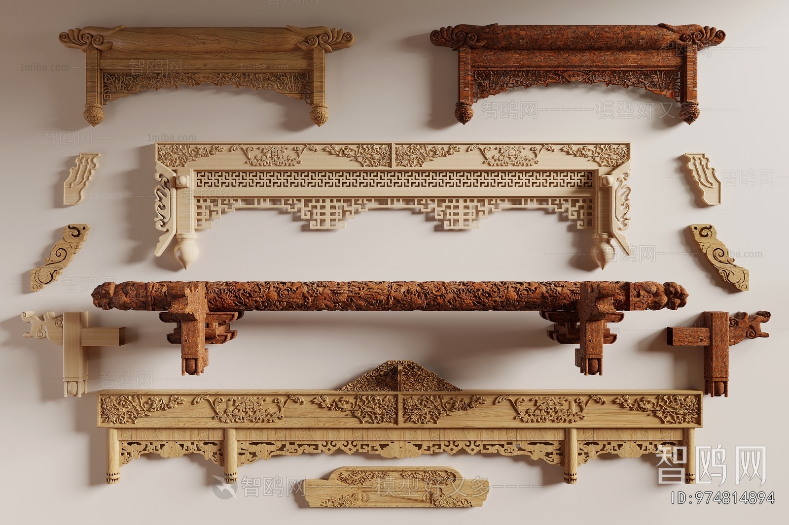 Chinese Style Building Component