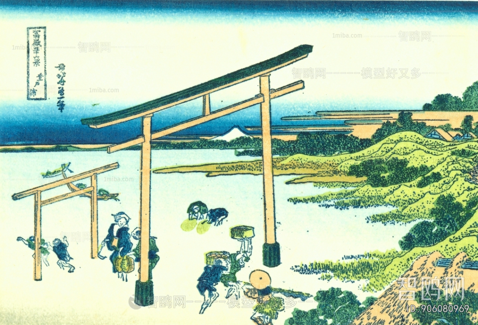 新中式风景装饰画