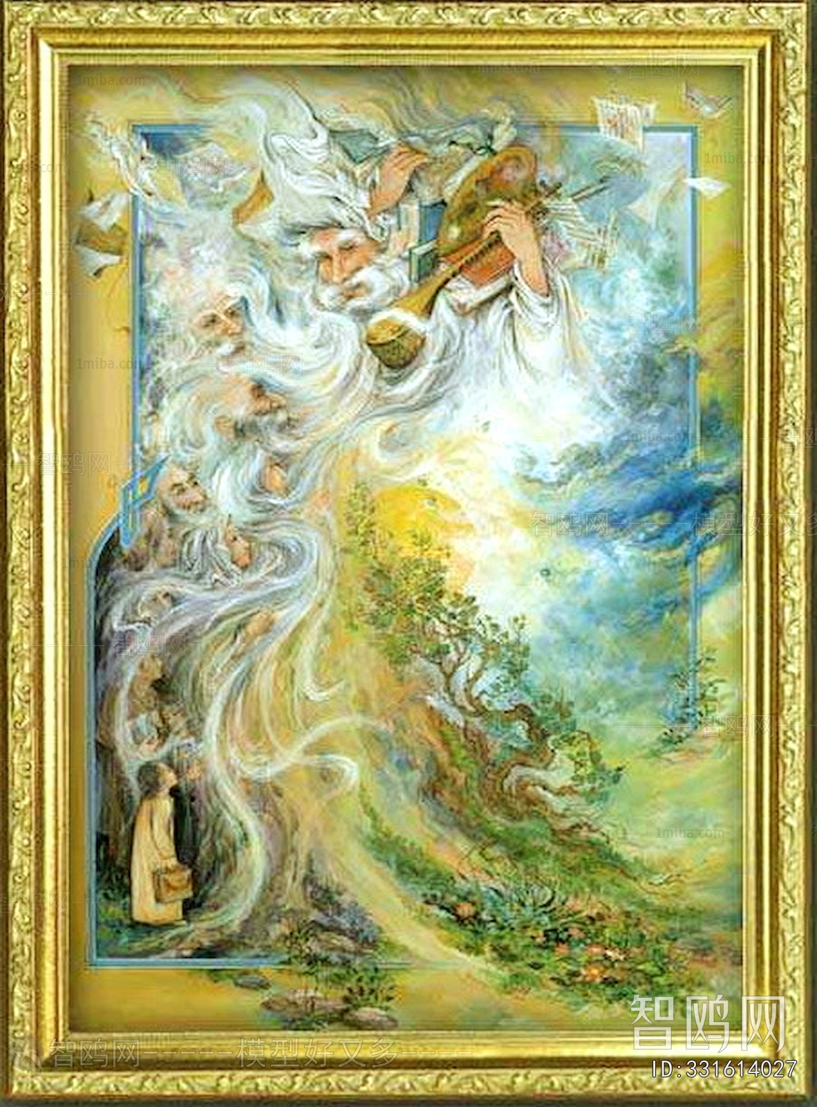 欧式古典人物油画