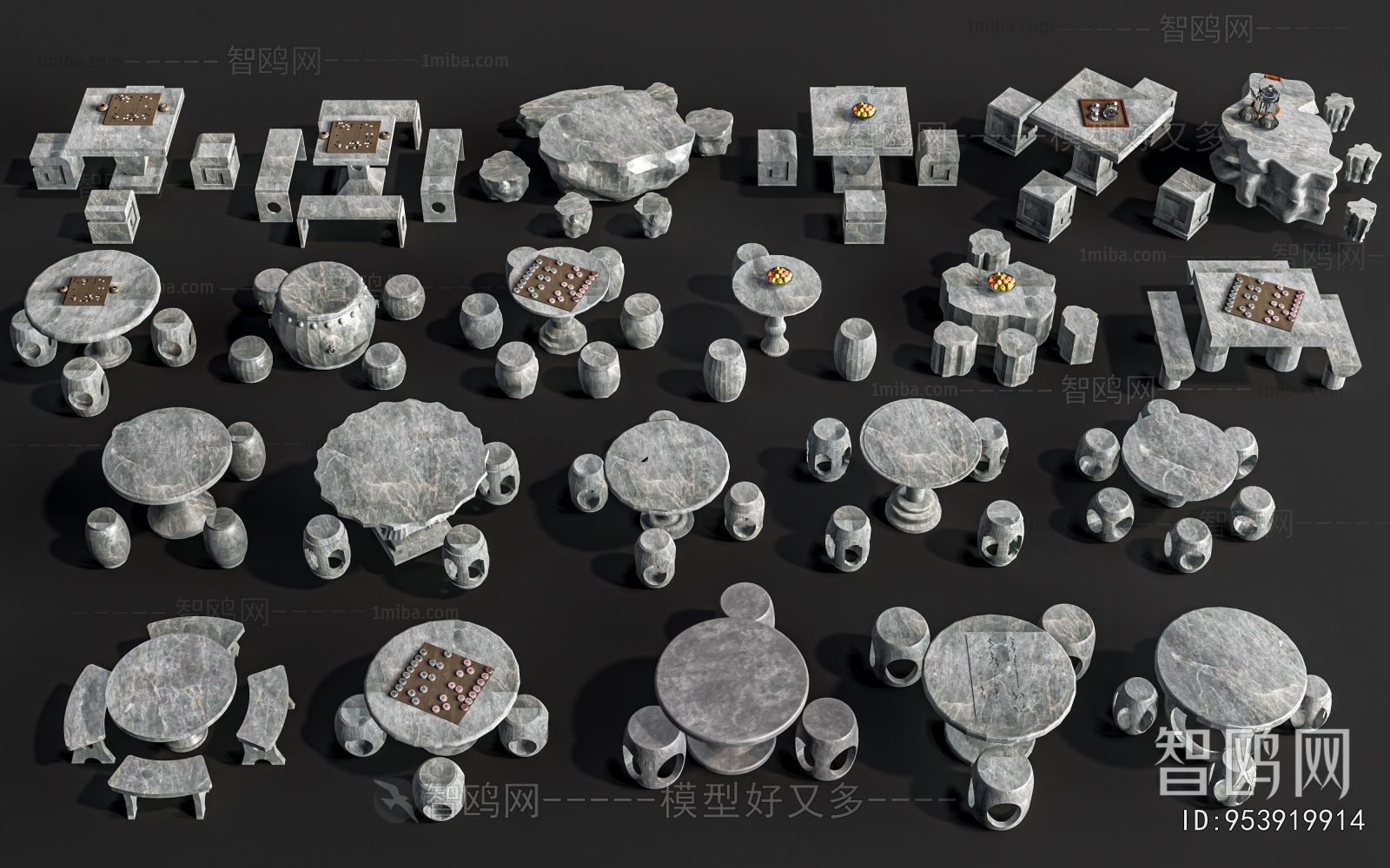 New Chinese Style Outdoor Tables And Chairs