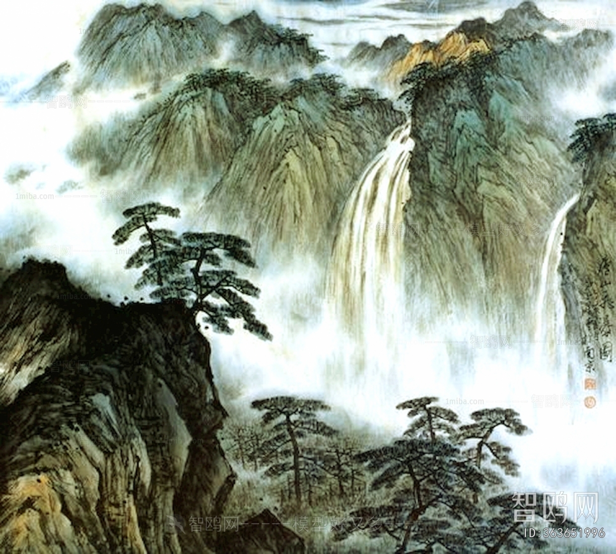 新中式水墨装饰画