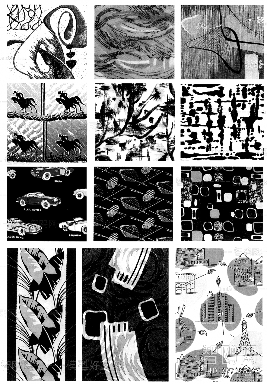 Bump Black And White