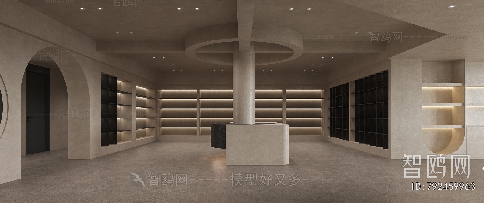 Wabi-sabi Style Exhibition Hall