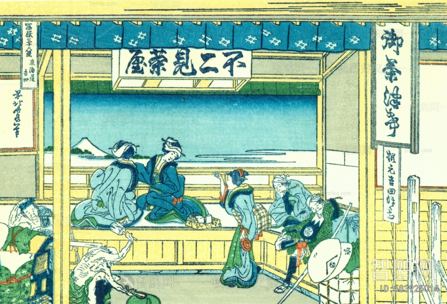 新中式风景装饰画