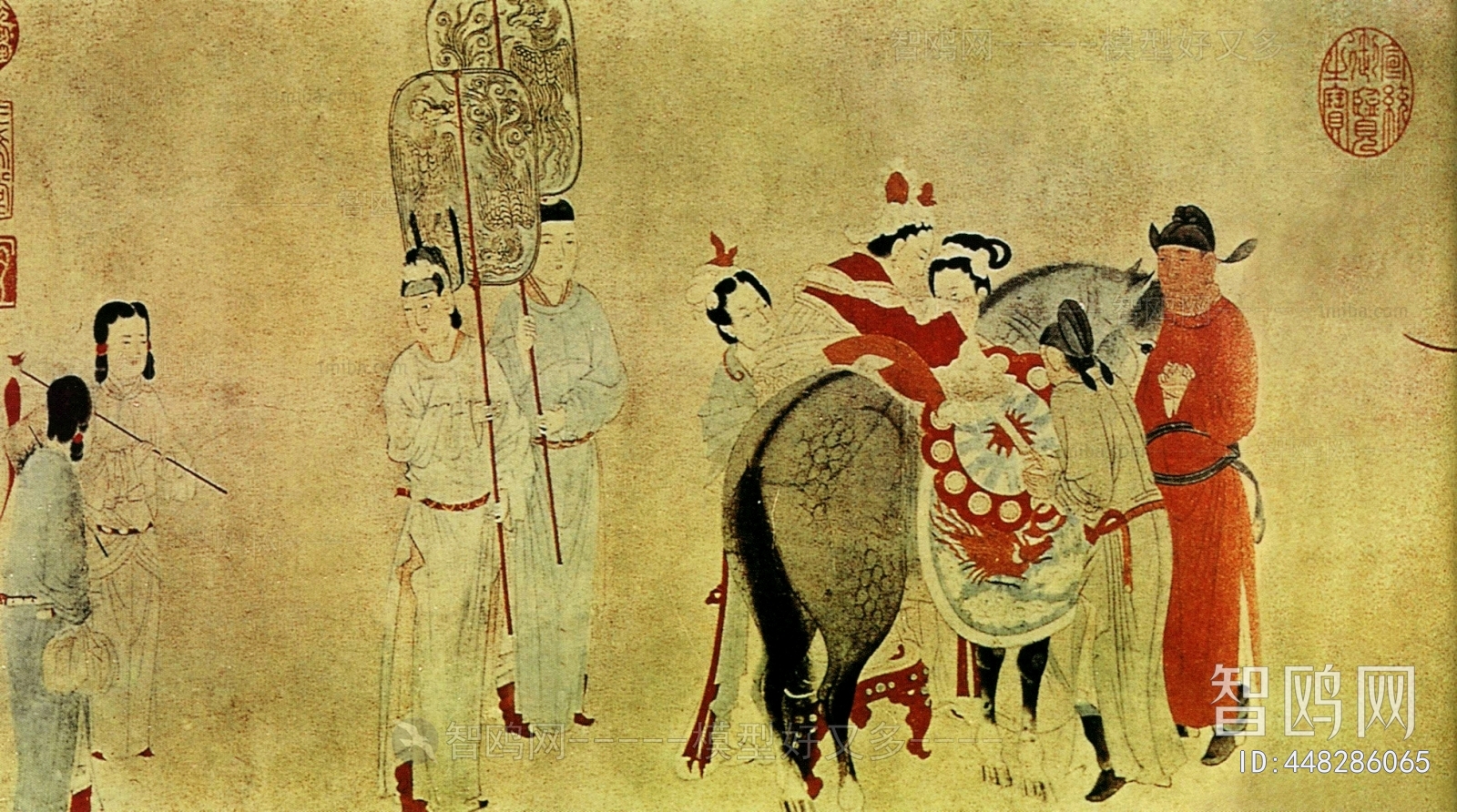 新中式风景装饰画
