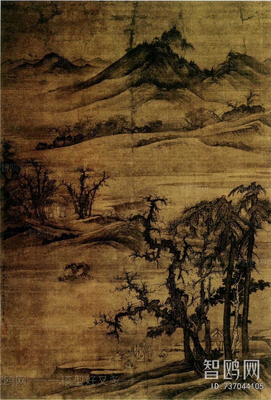 新中式风景装饰画