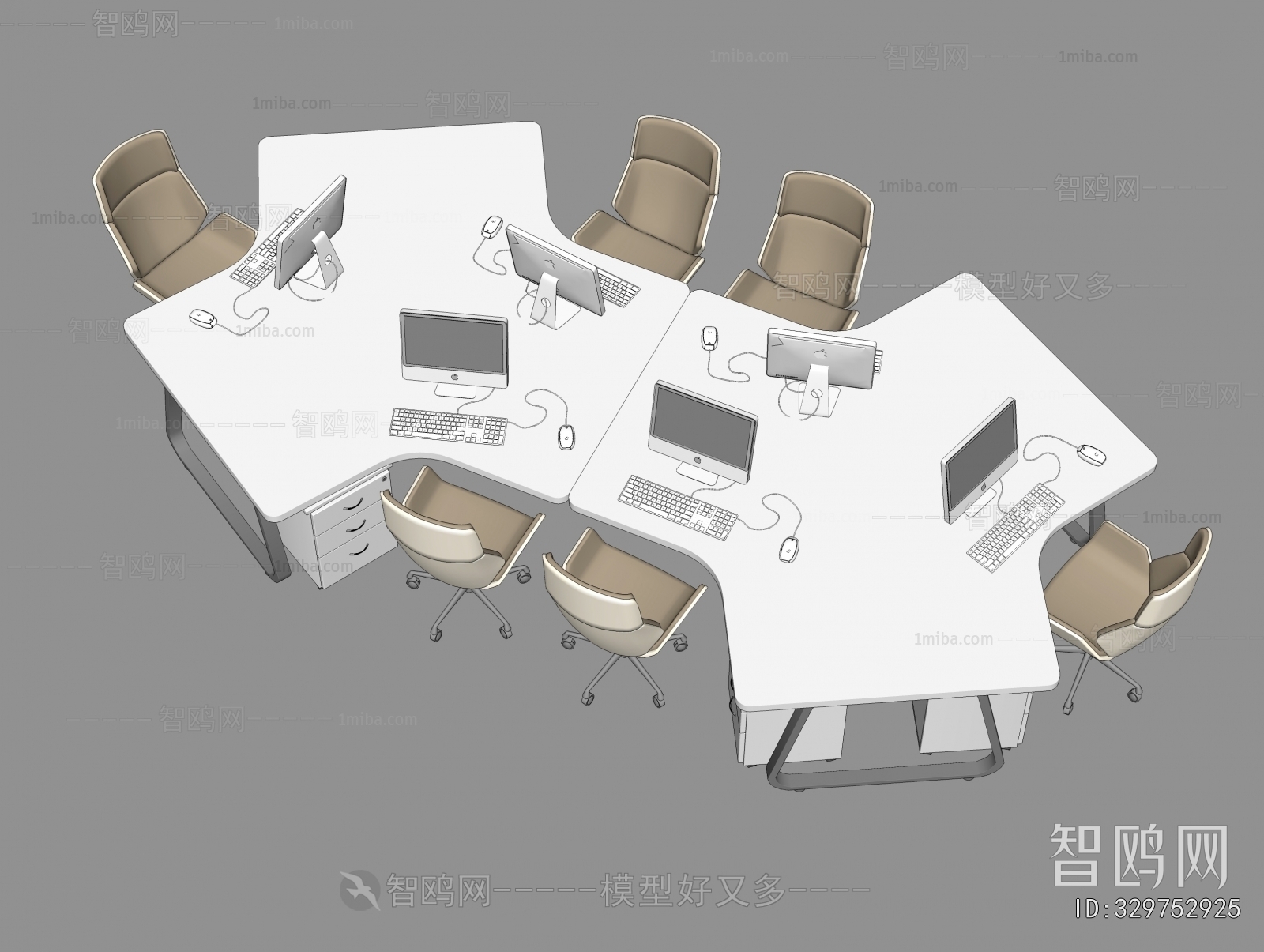 Modern Office Desk And Chair