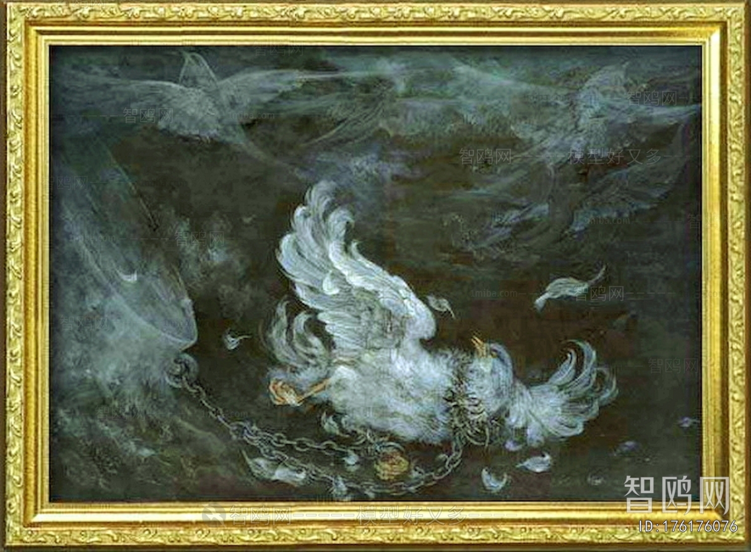 欧式古典人物油画