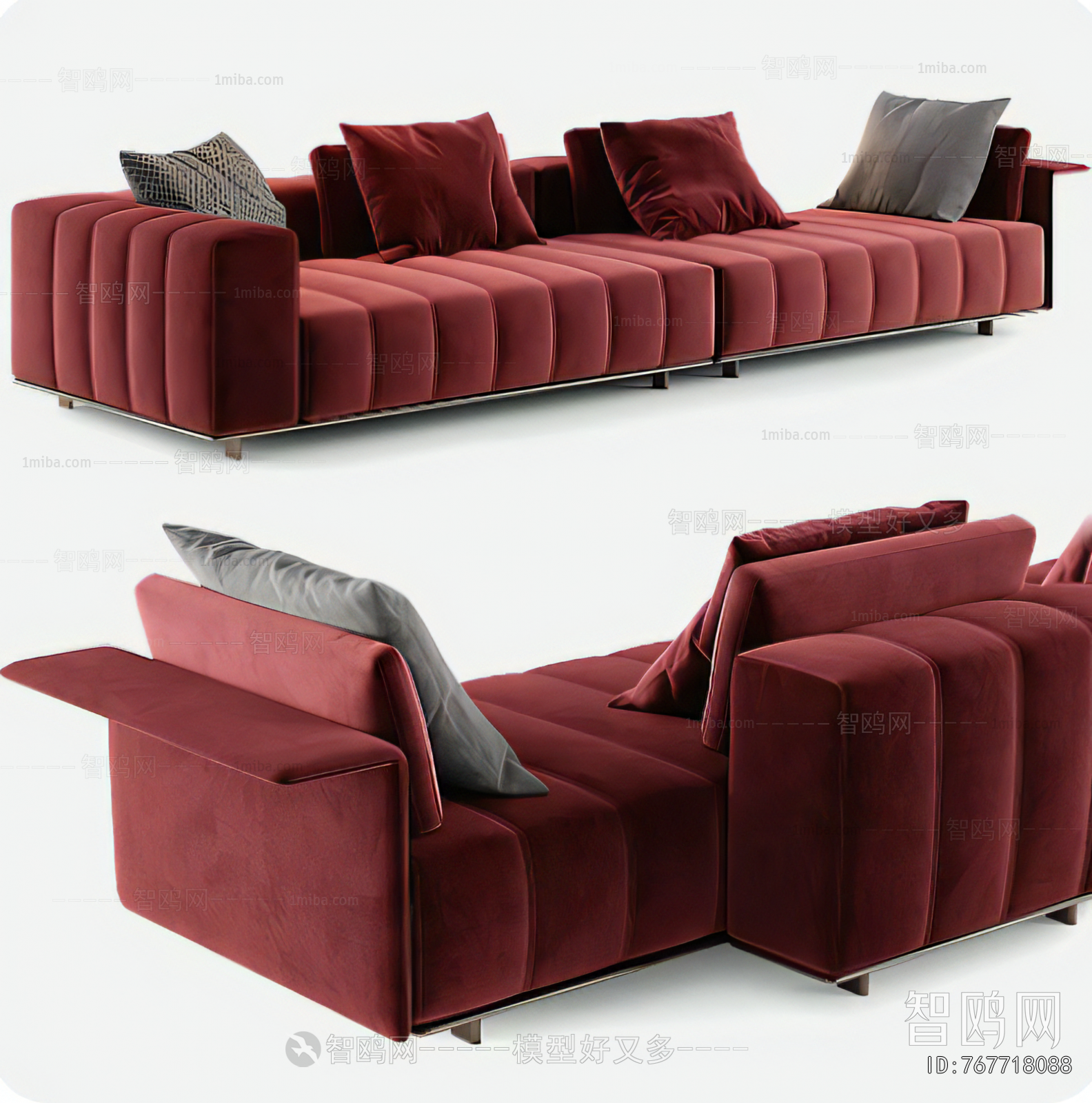 Modern Multi Person Sofa
