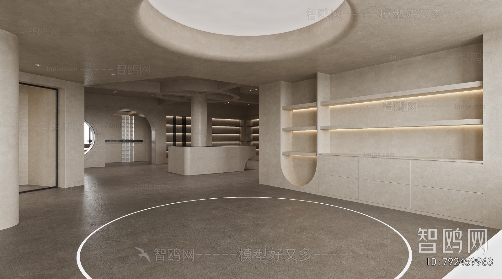 Wabi-sabi Style Exhibition Hall