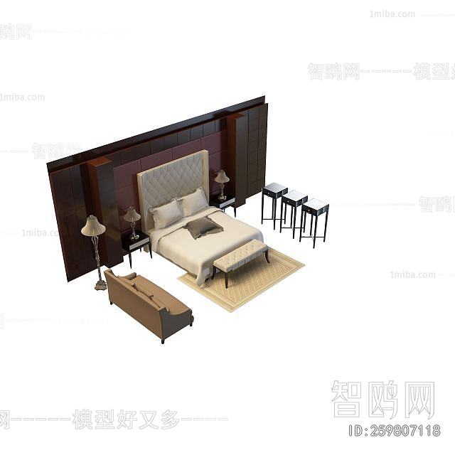 European Style Double Bed