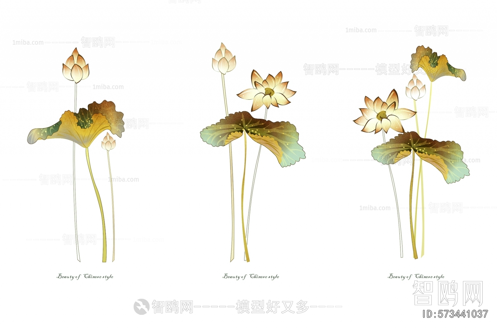 新中式花鸟壁纸壁画