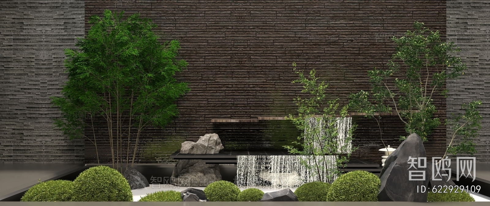 Modern Rockery Waterscape