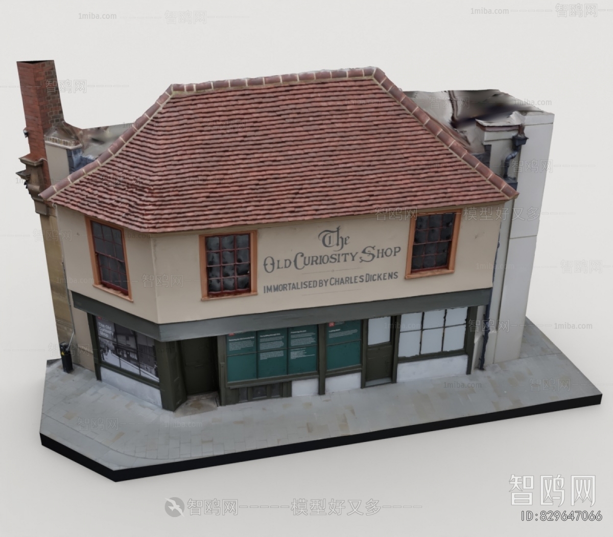 Simple European Style Appearance Of Commercial Building