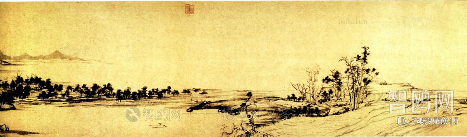 新中式风景装饰画