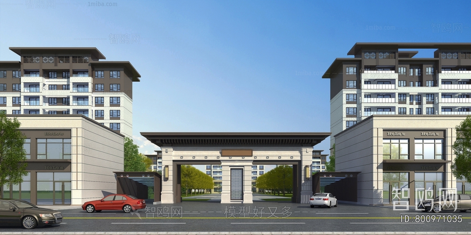 New Chinese Style Gate