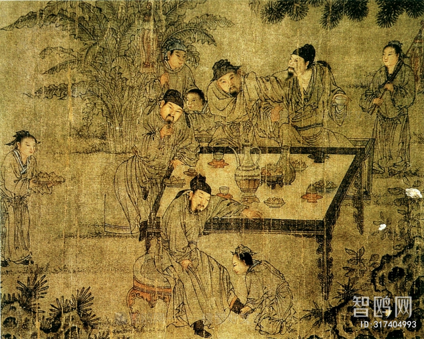 新中式人物装饰画