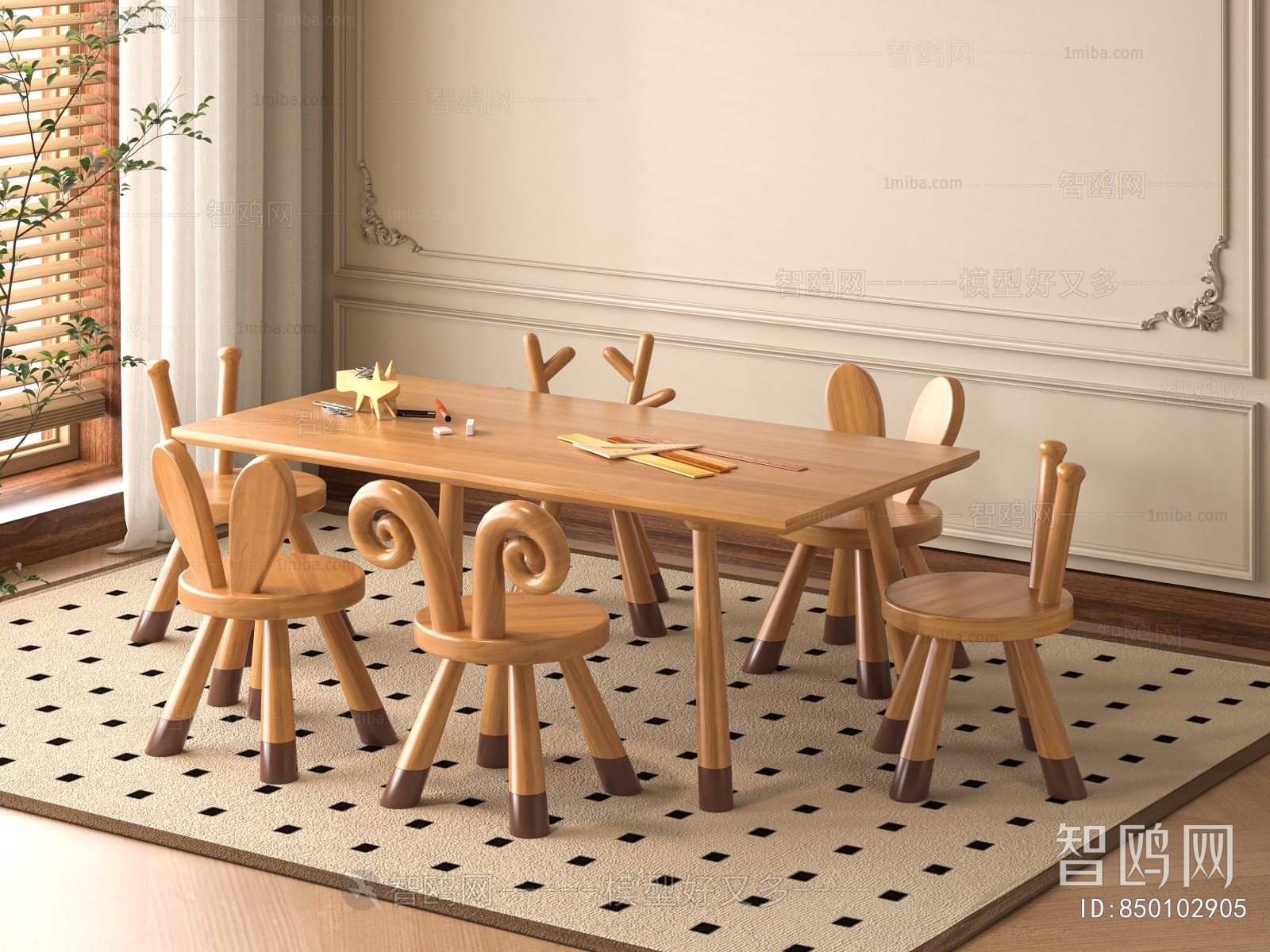 Modern Children's Table/chair