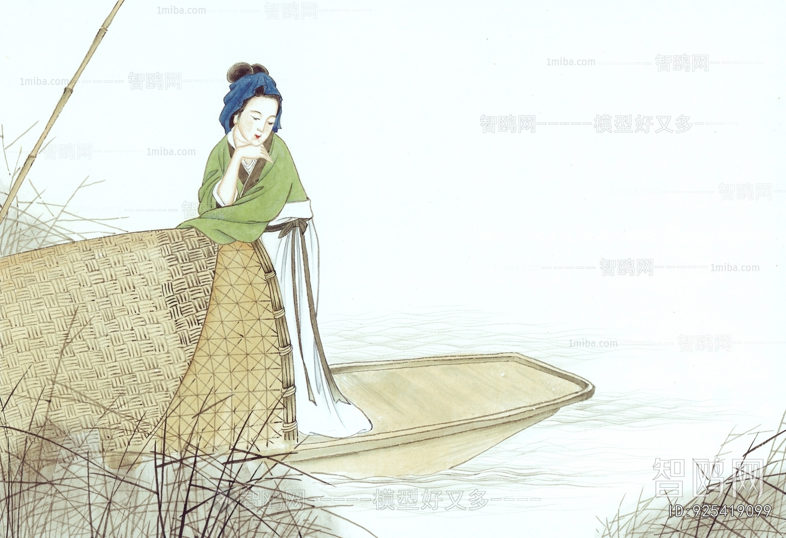 新中式人物装饰画