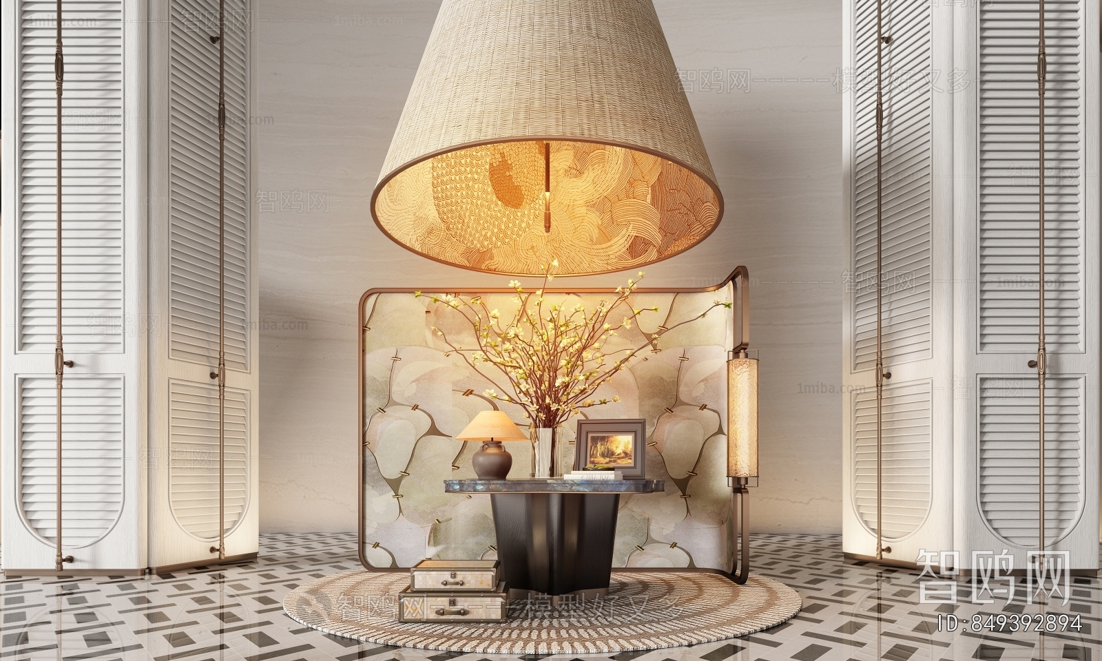 New Chinese Style Console