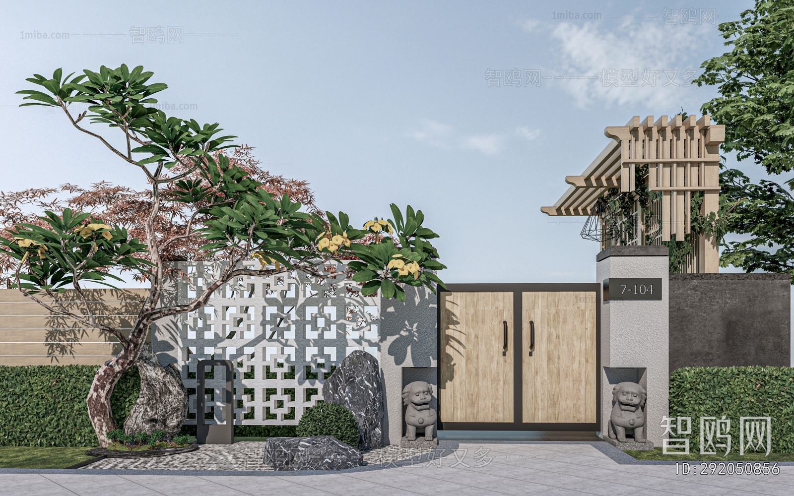 New Chinese Style Door