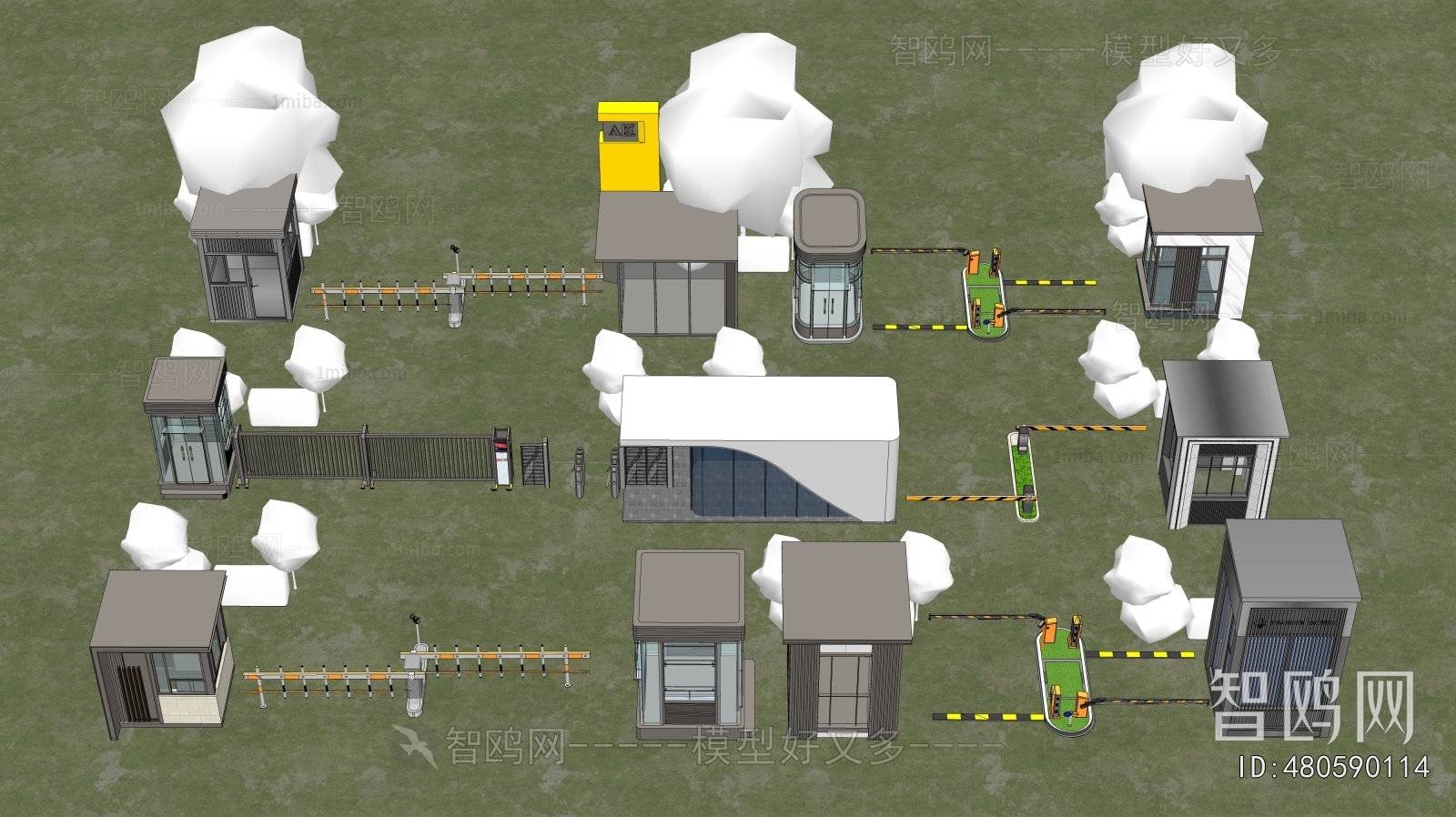 Modern Security Booth