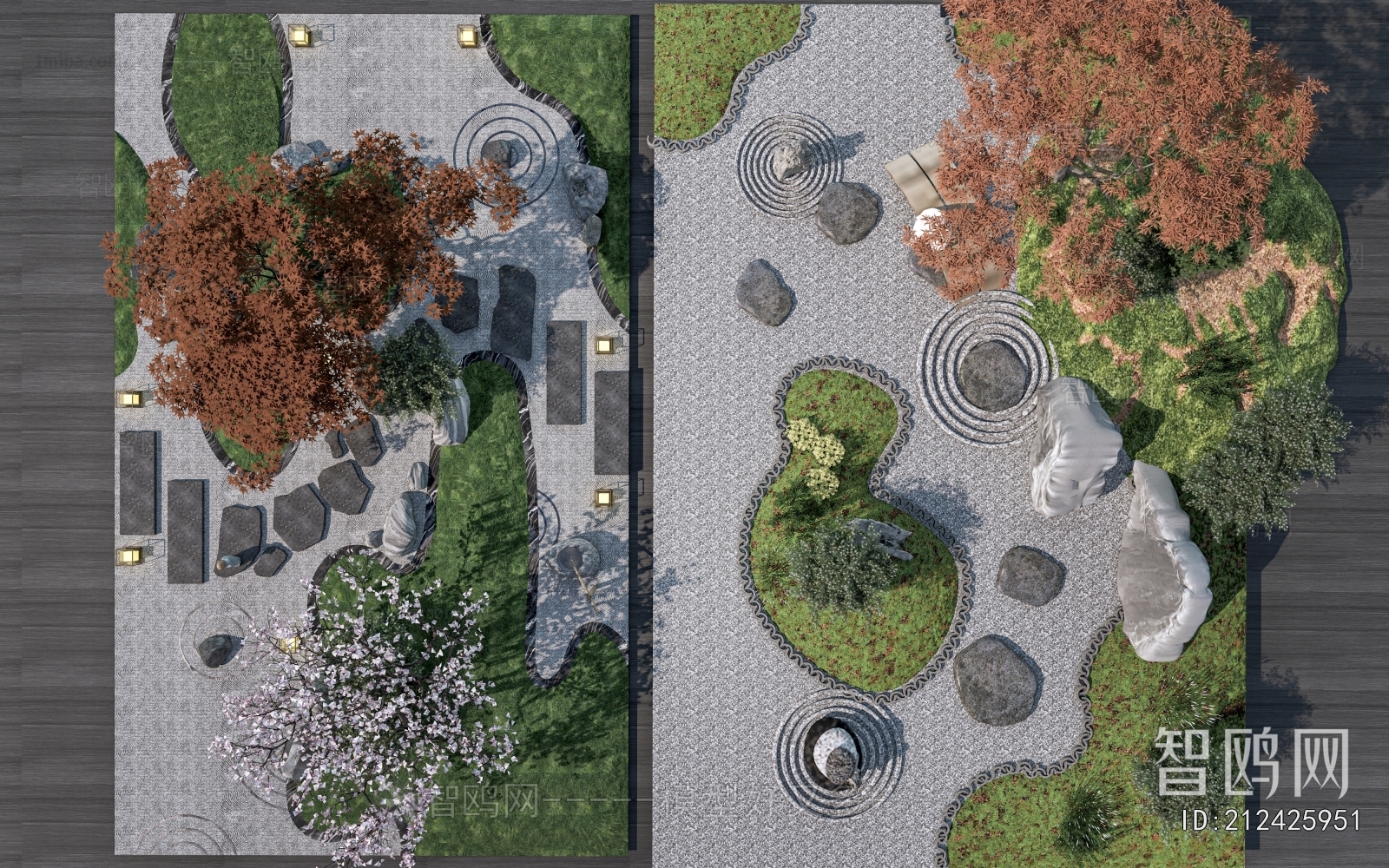 New Chinese Style Courtyard/landscape