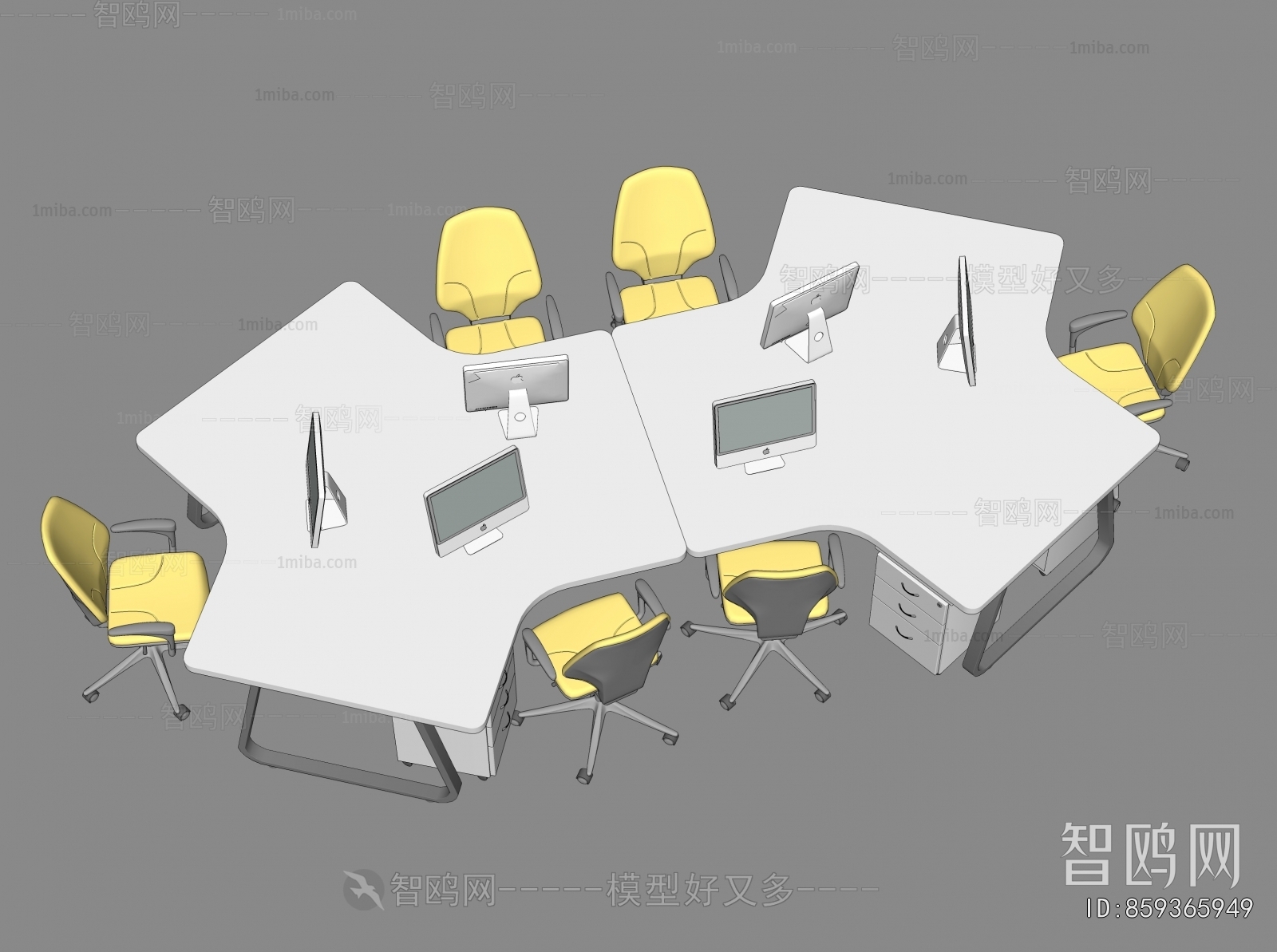 Modern Office Desk And Chair