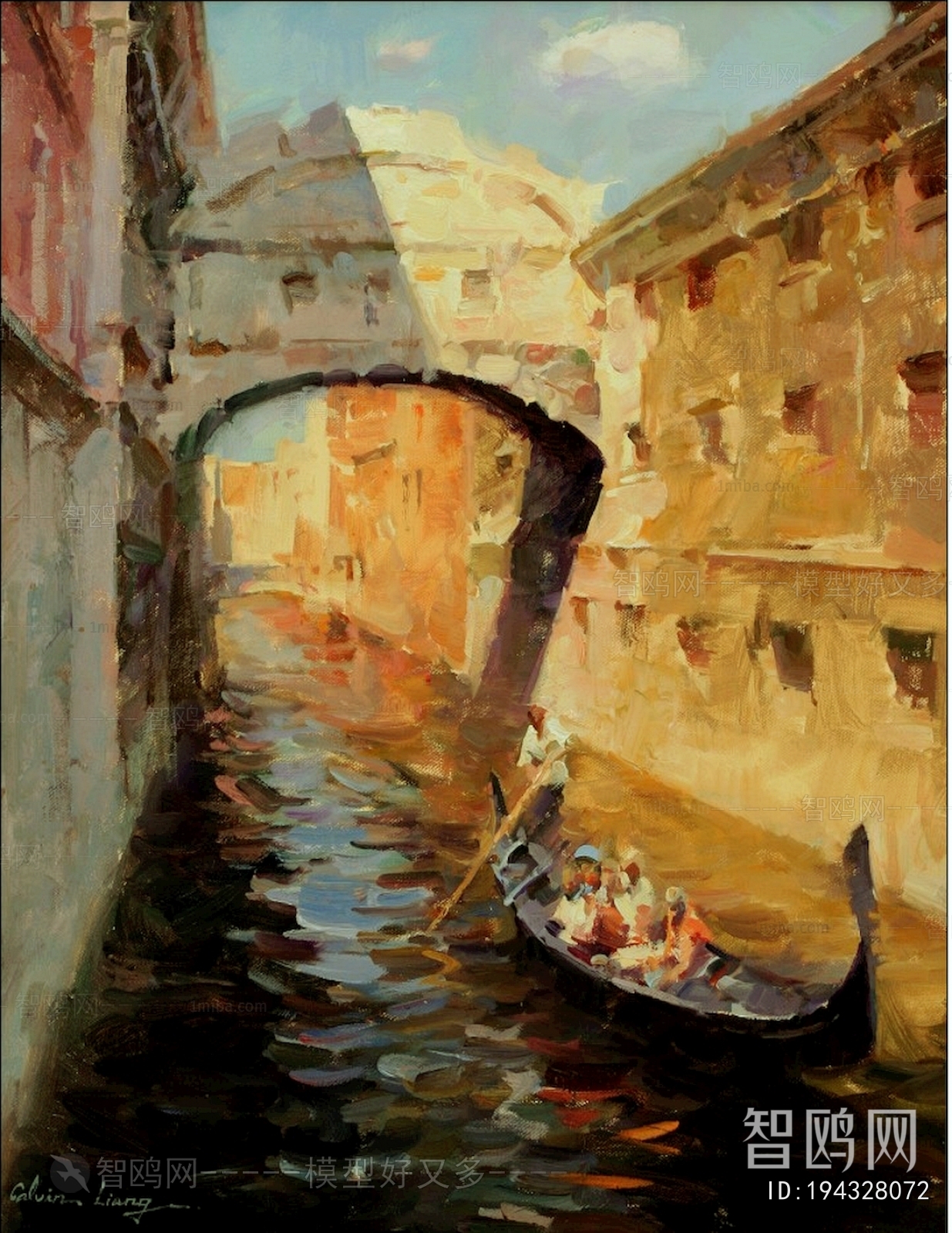 欧式风景油画